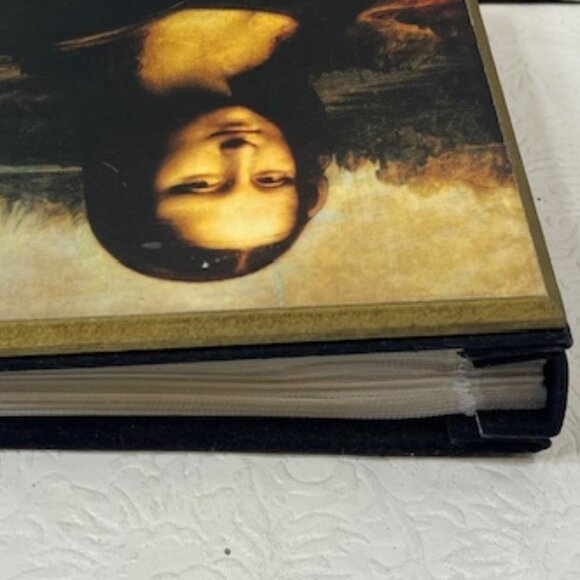 Wooden Mona Lisa Cover 100 Photos 4"x6" Table Photo Album Art Deco - Picture 11 of 15